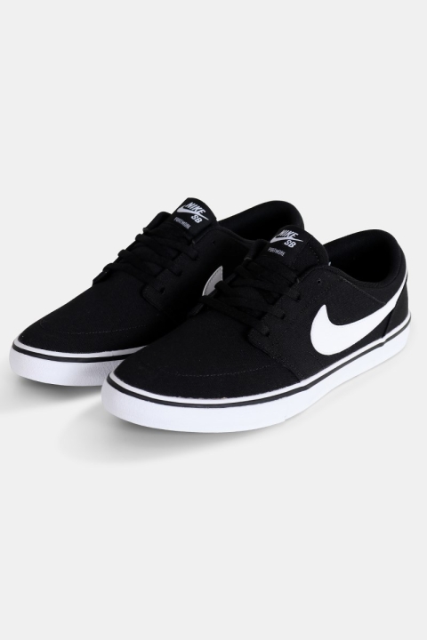 Nike SB Portmore II Solar Sneakers Black/White