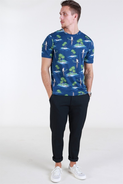 Only & Sons Leif SS AOP T-skjorte Parrot