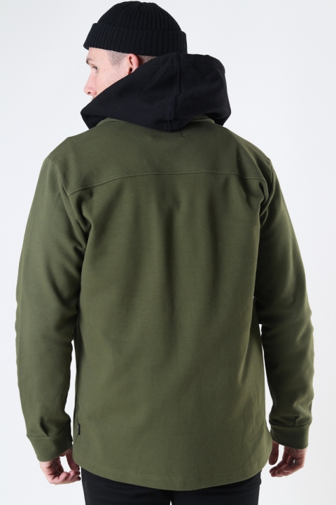 ONLY & SONS KODYL OVERSHIRT SWEAT Olive Night