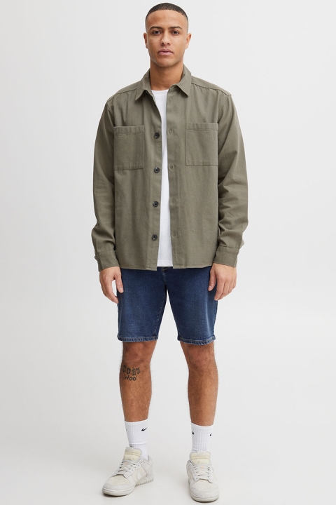 Solid Fidel Overshirt Dusty Olive