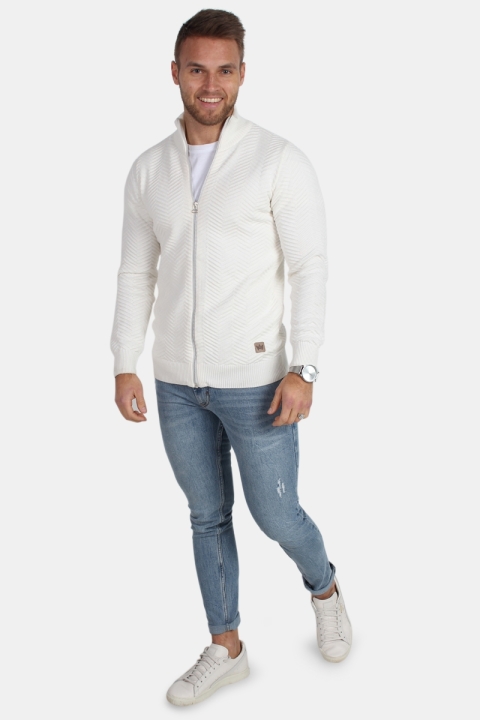 Kronstadt Carlo Zip Strikke Off White