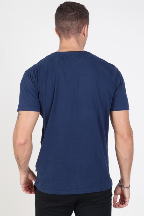 Kronstadt Basic T-skjorte Blue
