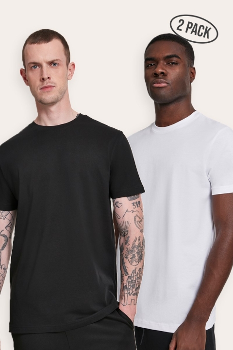 Urban Classics Basic Tee 2-Pack Black/White