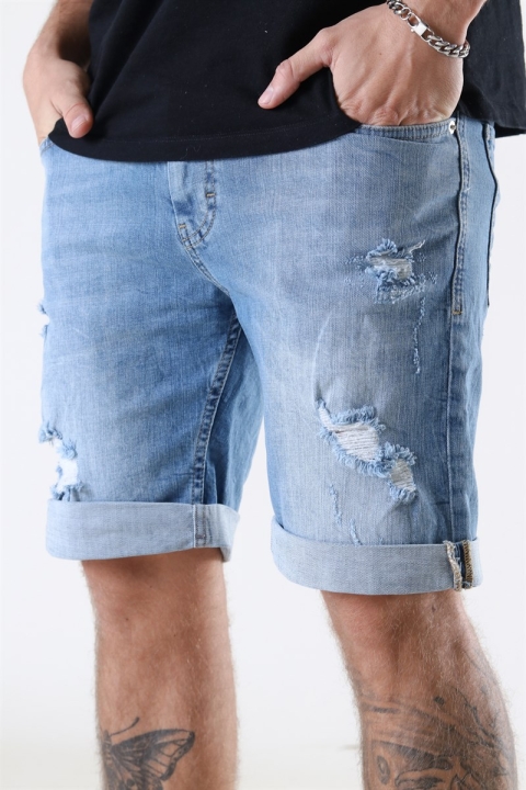 Just Junkies Mike Shorts Oceanic Blue