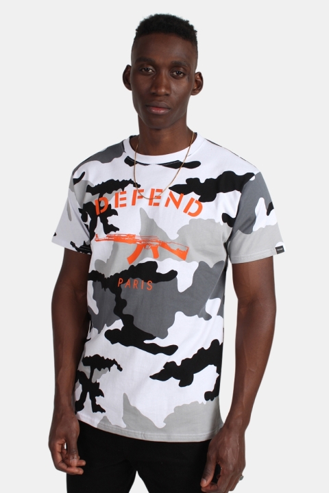 Defend Paris Paris T-skjorte Camo Black/White