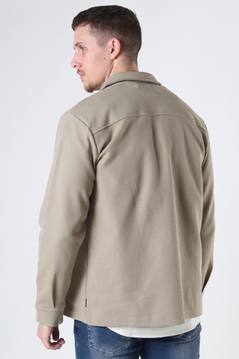 ONLY & SONS KODYL OVERSHIRT SWEAT Chinchilla