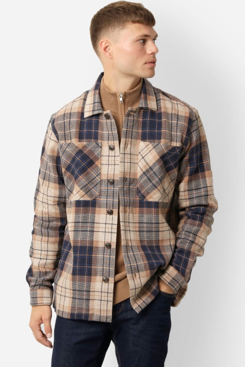 Clean Cut Copenhagen Lui Overshirt Brown Check