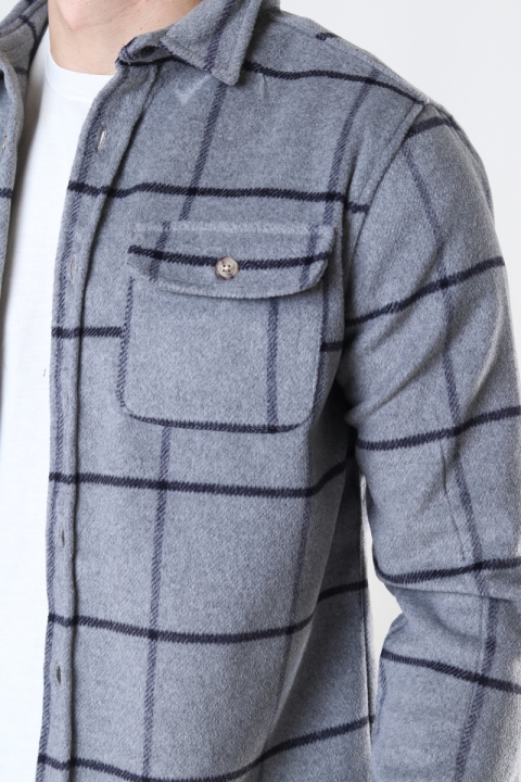 Denim project DP indiana overshirt 107 Grey check