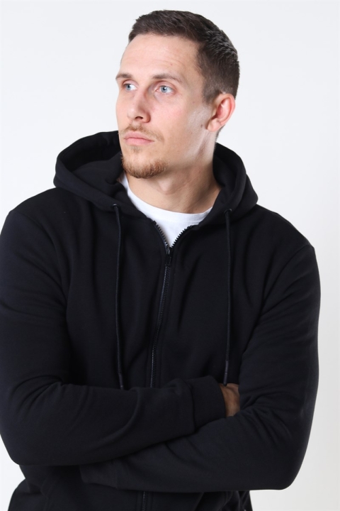 ONLY & SONS CERES ZIP HOODIE SWEAT  Black