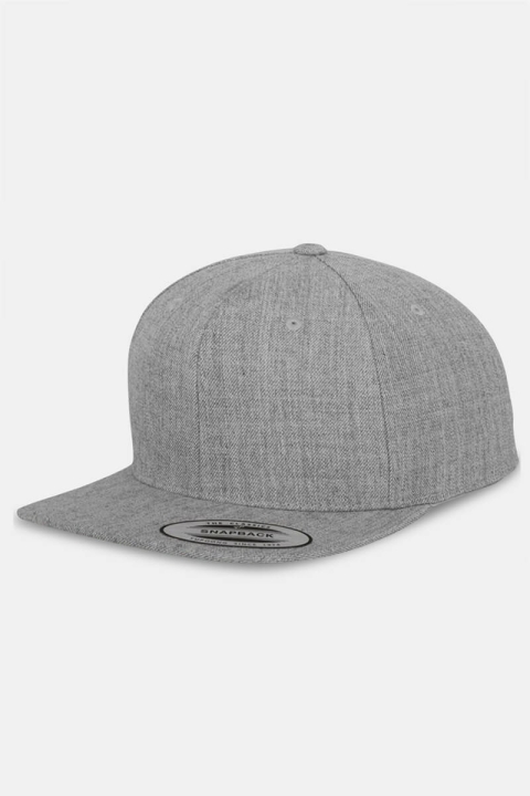 Flexfit Classic Snapback Caps Heather Grey