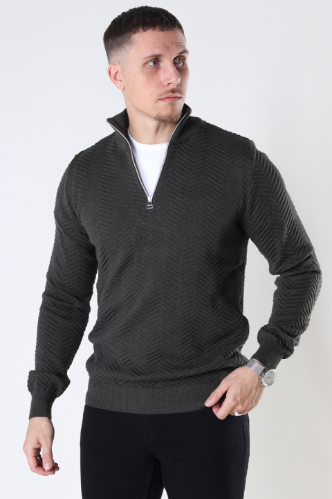 Kronstadt Carlo Half Zip knit Army