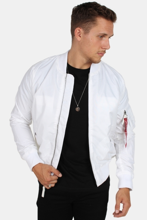 Alpha Industries MA-1 TT Bomber Jakke White