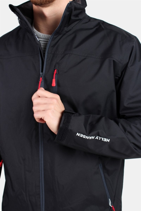 Helly Hansen Crew Midlayer Jakke Black