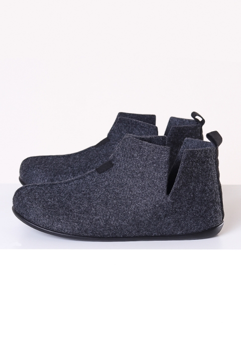 Vollsjö  Home Slipper Boot Dark Grey