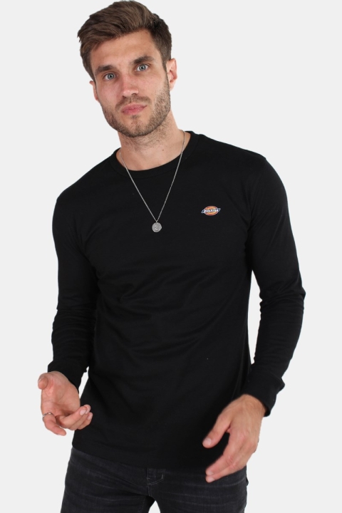 Dickes Round rock LS T-skjorte Black