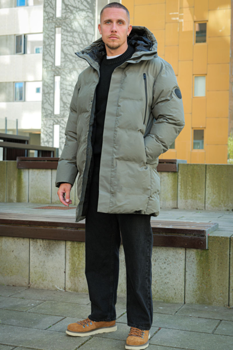Jack & Jones Alpha Long Puffer Dusty Olive