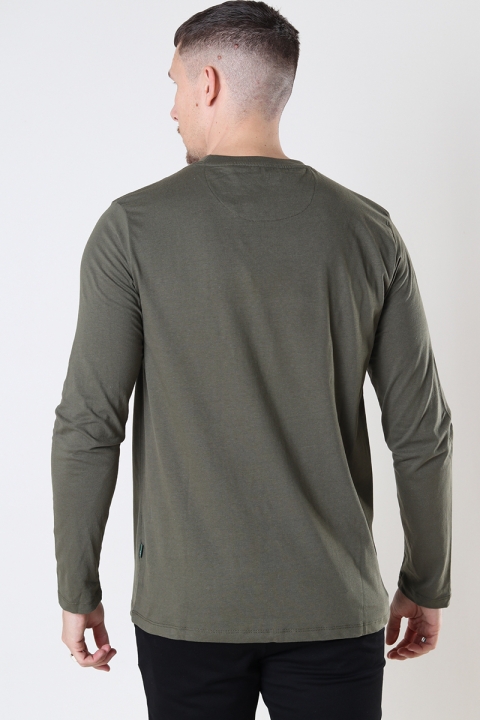 Kronstadt Timmi Organic/Recycled L/S t-shirt Army