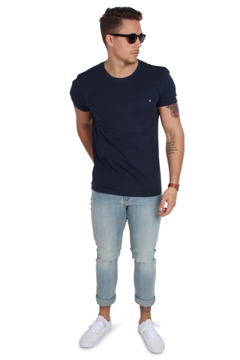 Clean Cut Copenhagen Kolding Organic Tee S/S Navy