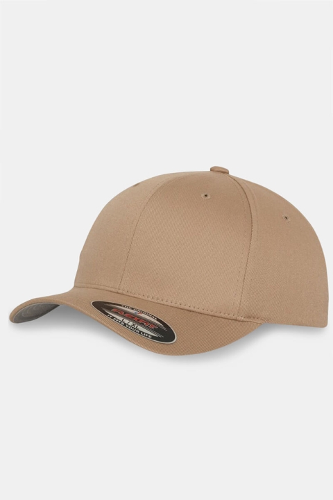 Flexfit Wooly Combed Original Caps Khaki