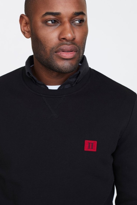 Les Deux Black/Red Piece Sweatshirt