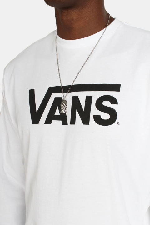 Vans Classic LS T-skjorte White/Black