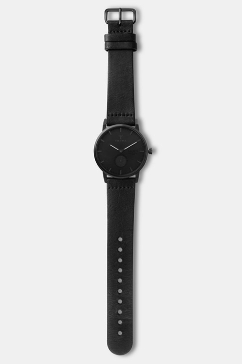 Triwa Midnight Falken Klokke Black Classic Black Buckle