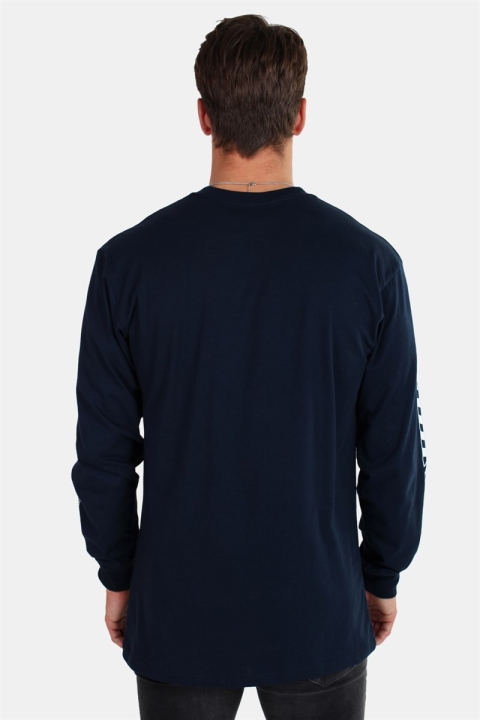 Vans Crossed Sticks LS T-skjorte Navy