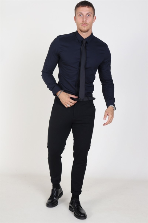 Only & Sons Alfredo LS Skjorte Dark Navy