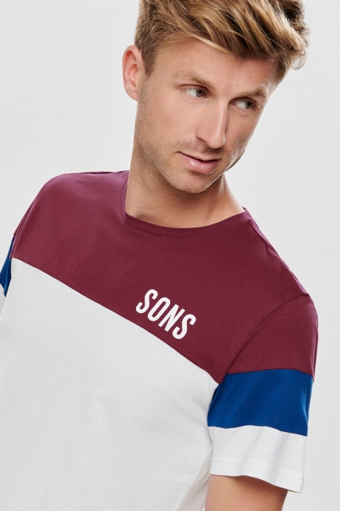 Only & Sons Bear T-skjorte White
