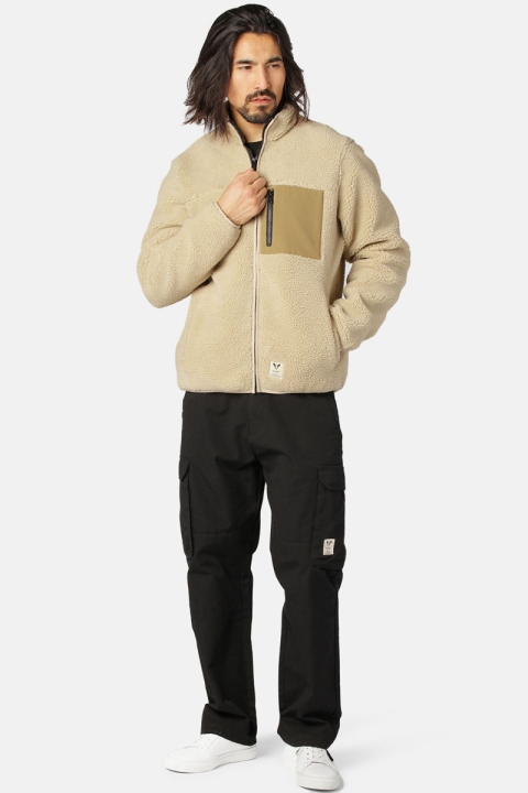 Fat Moose Hugh Fleece Jacket Off White