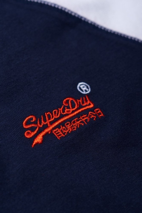 Superdry O Leng´d SLVE Baseball L/S T-skjorte Beach Navy