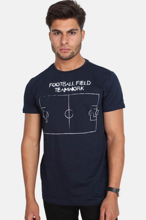 Kronstadt Lads Field T-skjorte Navy