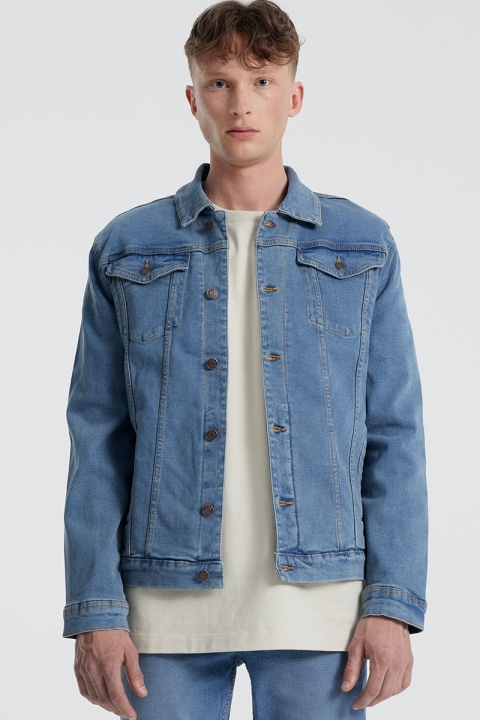 Denim Project Kash Dongerijakke Light Blue