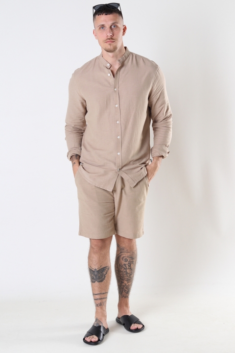 Kronstadt Chill Linen Shorts Sand