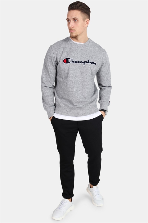 Champion Crewneck Sweatshirt Light Grey Melange