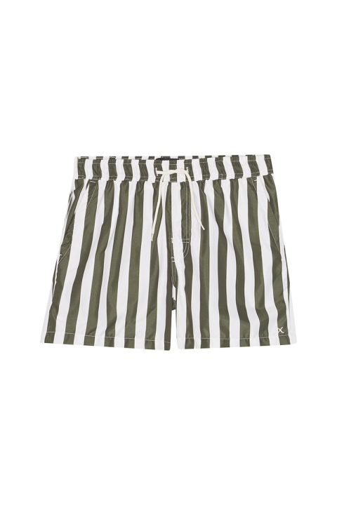 Clean Cut Copenhagen Swim Shorts Bottle Stripe