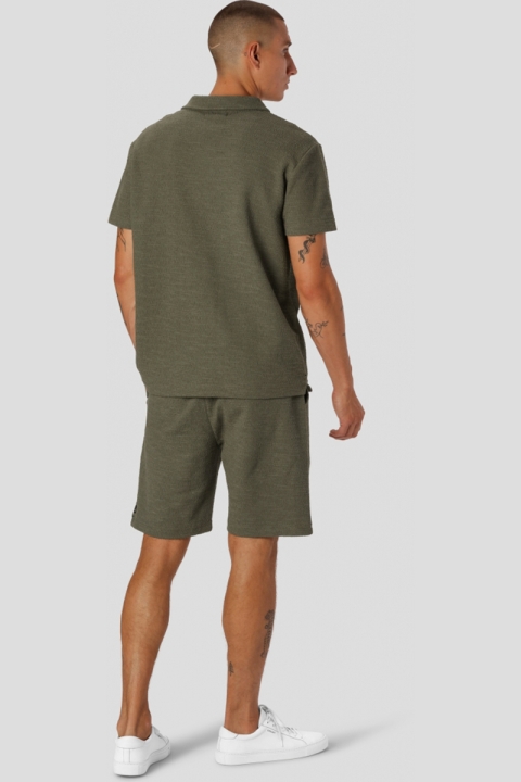 Clean Cut Copenhagen Seth Structure Polo SS Army