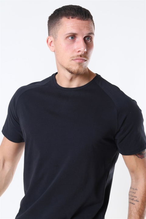 Jack & Jones Curved Tee Black