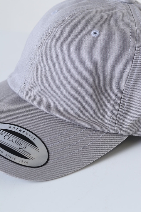 Flexfit Low Profile Cotton Twill Baseball Caps Silver