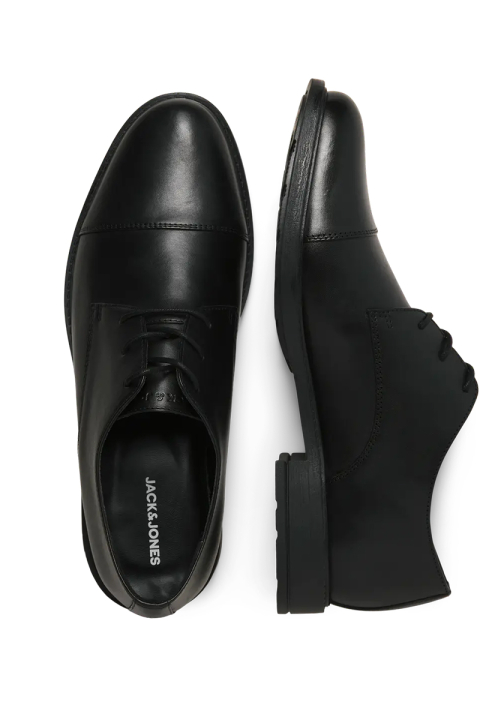 Jack & Jones Oslo Leather Dress Shoe Black