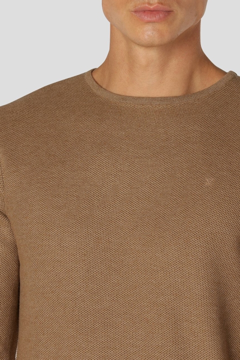 Clean Cut Copenhagen Lauritz Crew Knit Warm Sand