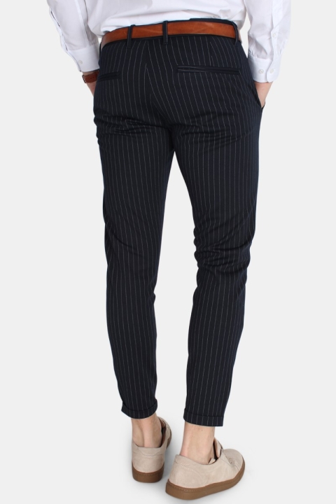 Gabba Pisa Chino Pinstripe Bukser Navy Stripe