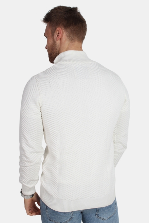 Kronstadt Carlo Zip Strikke Off White