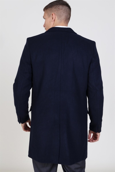 Only & Sons Julian Solid Wool Ullfrakk Night Sky