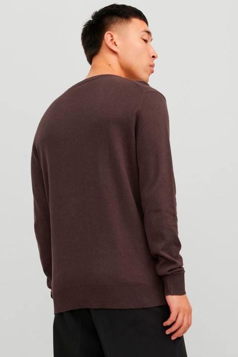 Jack & Jones Emil Knit Crewneck Seal Brown