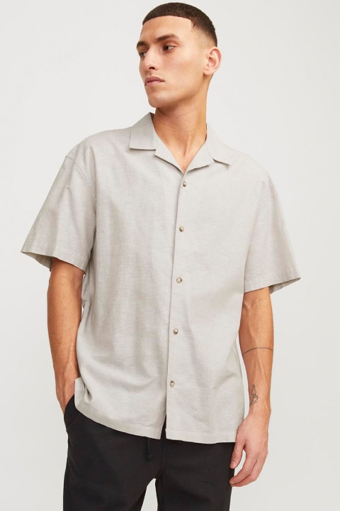 Jack & Jones Summer Resort Linen Shirt SS Crockery