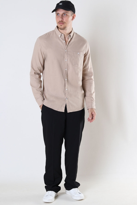 Kronstadt Johan Linen shirt Sand