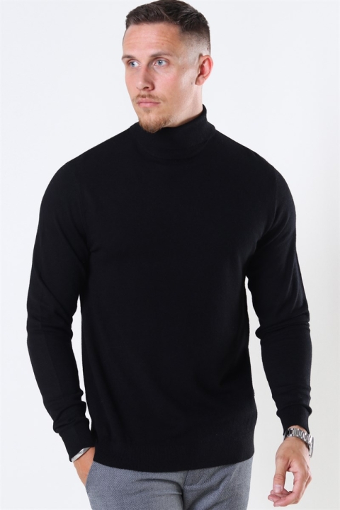 Only & Sons Mikkel 12 Soft High Neck Strikke Noos Black