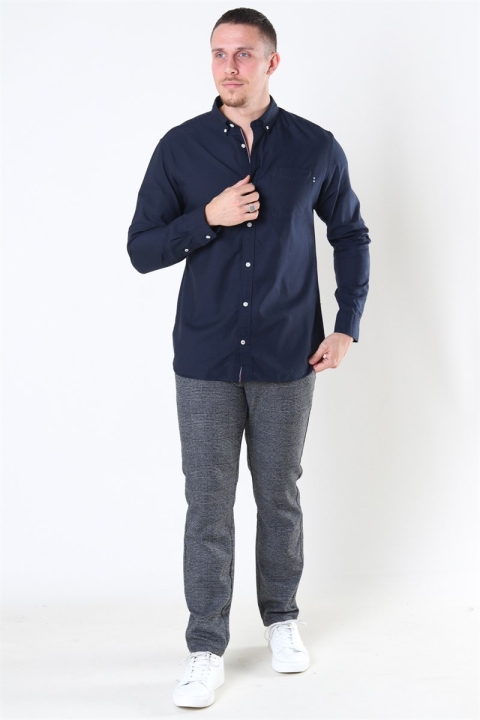 Jack & Jones Classic Soft Oxford Skjorte LS Navy Blazer