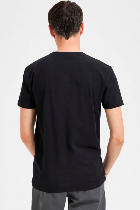 Selected Hael SS N-neck Tee Black